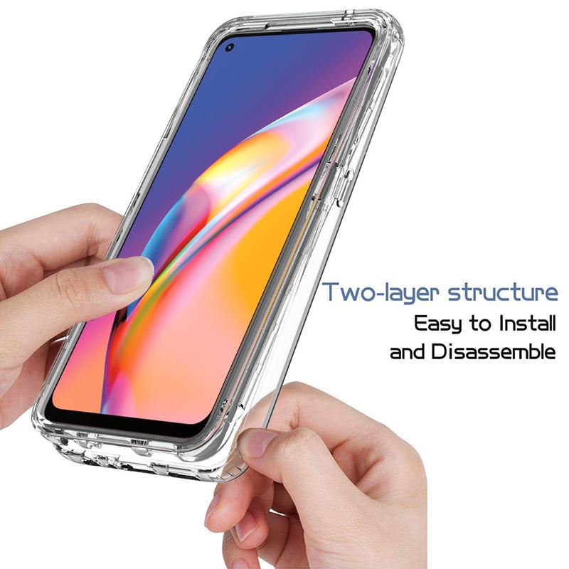 Chargez l&#39;image dans la visionneuse de la galerie, OPPO A94 4G (CPH2203) - Transparent TPU + PC Anti-Drop Phone Case - Polar Tech Australia
