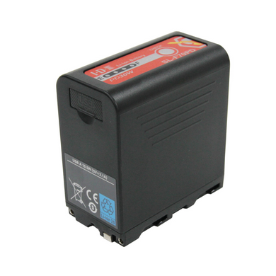 [SL-F50PD] IDX – 6600mAh Sony Camcorder L-Series DV Battery with X-Tap & USB-C PD