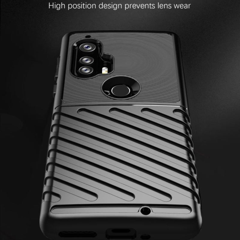 Load image into Gallery viewer, Motorola Moto Edge Plus 2020 - Thunder Series Twill Texture Thickened Anti-fall Protection TPU Case - Polar Tech Australia
