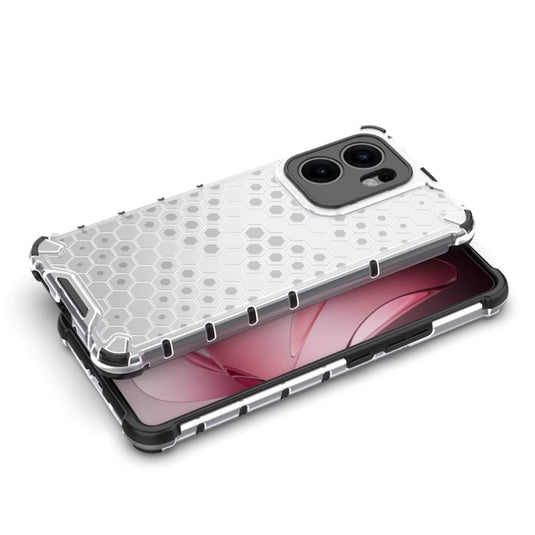 OPPO Reno13 F 4G/5G - Honeycomb Transparent Shockproof Protection Case - Polar Tech Australia