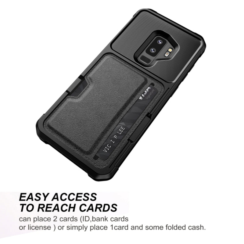 Chargez l&#39;image dans la visionneuse de la galerie, Samsung Galaxy S9 Plus (SM-G965) - Detachable 2 in 1 Magnet Wallet Case
