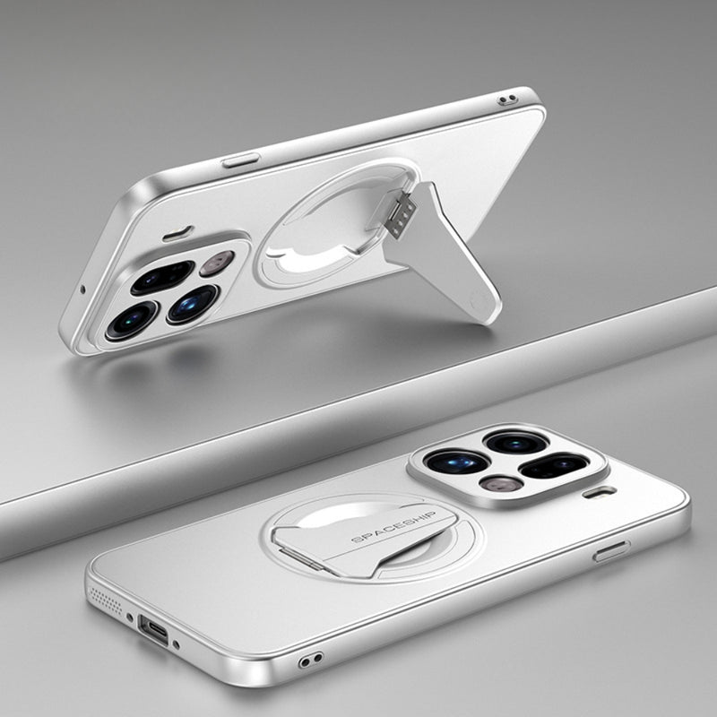 Cargue la imagen en el visor de la galería, OPPO Find X9 Pro - MagSafe-Compatible Skin-Feel Matte PC+TPU Phone Case with Hidden Kickstand
