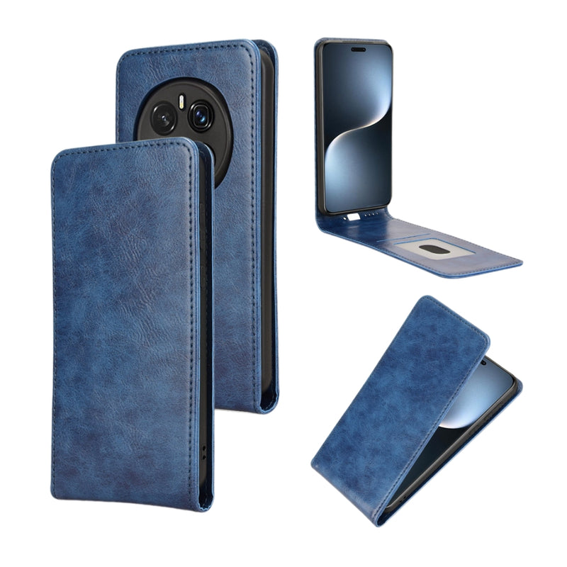 Load image into Gallery viewer, Honor Magic7 (PTP-AN00) - Magnetic Vertical Flip Leather Phone Case
