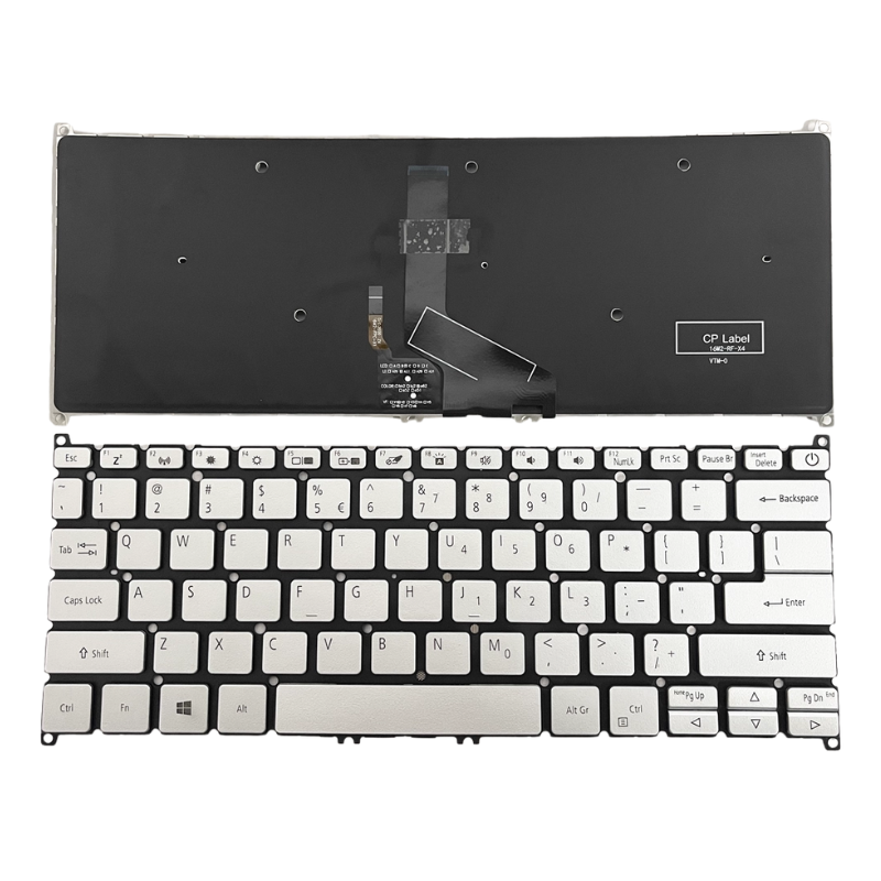 Cargue la imagen en el visor de la galería, Acer TravelMate X514-51 51T TMX514-51 N17W3 Series - Laptop Keyboard With Backlit US Layout
