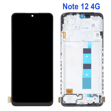 [ORI][With Frame] XIAOMI Redmi Note 12 4G - AMOLED LCD Touch Digitiser Display Screen Assembly - Polar Tech Australia