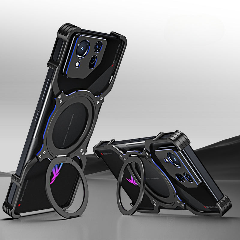 Cargue la imagen en el visor de la galería, Asus ROG Phone 9 / 9 Pro - Mechanical Arm Borderless MagSafe Holder Metal Phone Case - Polar Tech Australia
