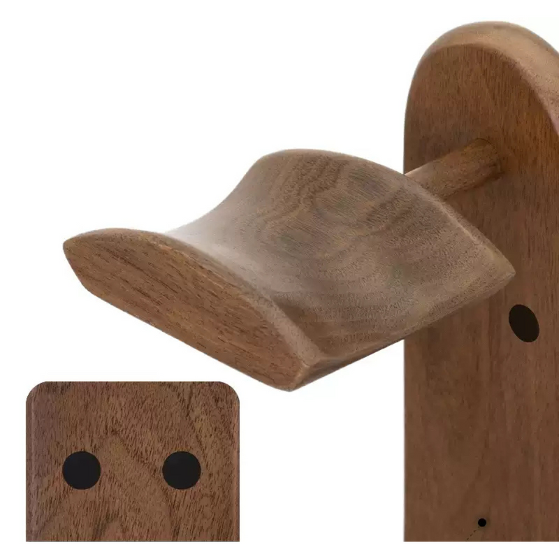 Cargue la imagen en el visor de la galería, Wooden Headphone Stand, Switch Game Controller, Xbox Solid Wood Storage Rack - Polar Tech Australia
