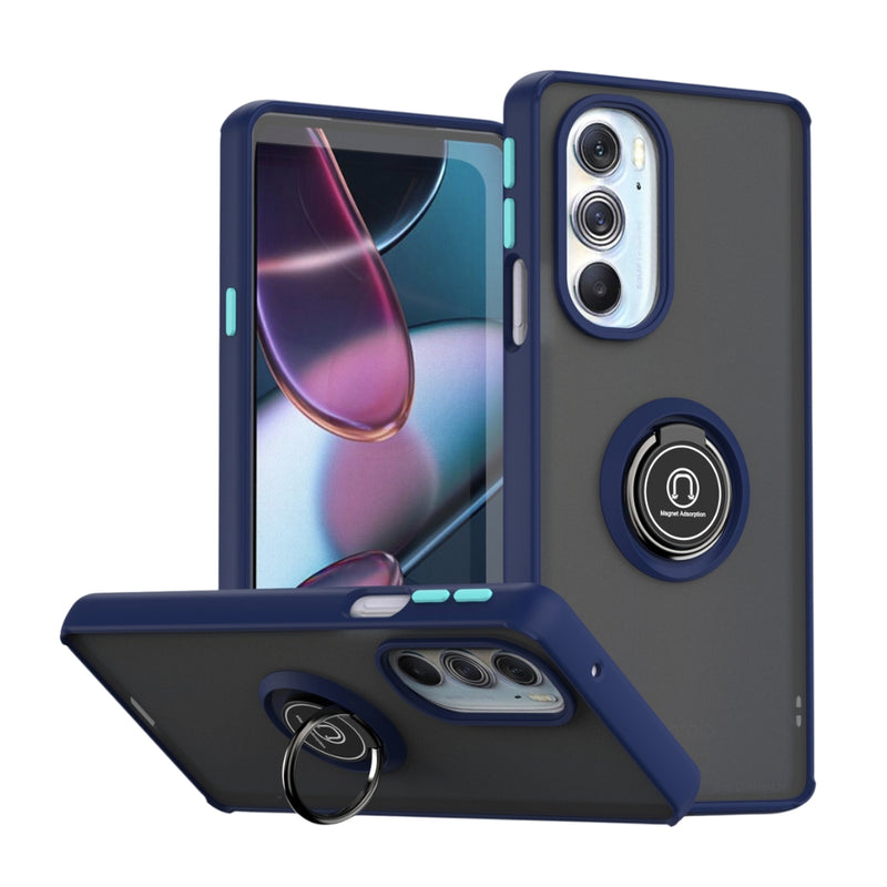 Load image into Gallery viewer, Motorola Moto G35 - Armor Matte Magnetic Ring Stand Case - Polar Tech Australia
