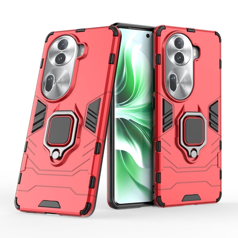 Load image into Gallery viewer, OPPO Reno11 Pro 5G (CPH2607) - Heavy Duty Armor Case With Ring Holder Stand - Polar Tech Australia
