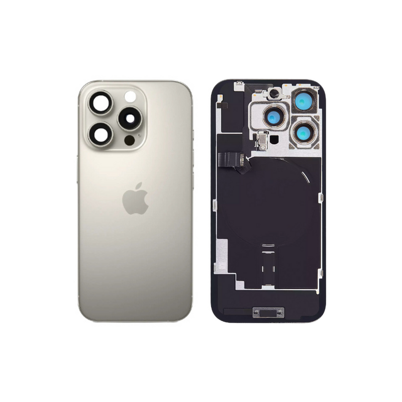 Load image into Gallery viewer, [Full Assembly] Apple iPhone 16 Pro Max - Back Glass With Steel Plate With Wireless NFC Charging MagSafe Magnet &amp; Flashlight Flex - Polar Tech Australia
