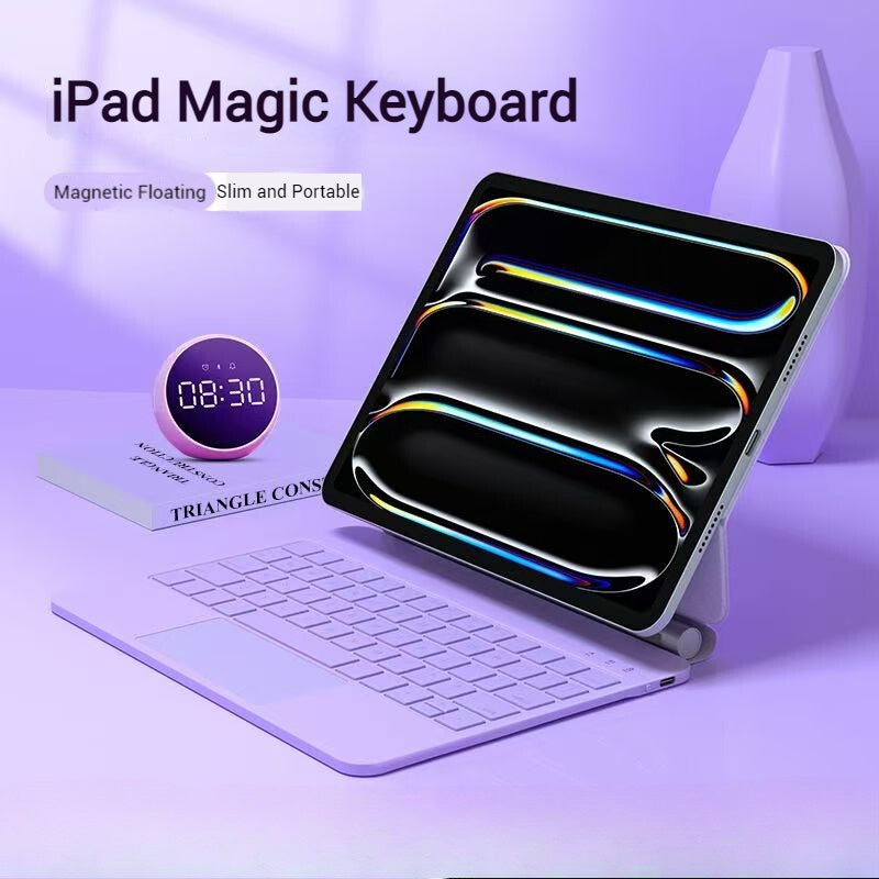 Load image into Gallery viewer, [With Touchpad][Magic Keybord] Apple iPad Pro 13-inch 7th Gen (2024) Smart Multi-Touch Trackpad Magnetic Wireless Keyboard Case With RGB Backlit - Polar Tech Australia
