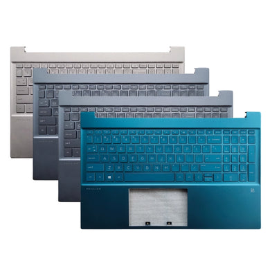 HP Pavilion 15-EG / 15-EH TPN-Q245 TPN-Q246 Series - Palmrest Cover With Keyboard US Layout - Polar Tech Australia