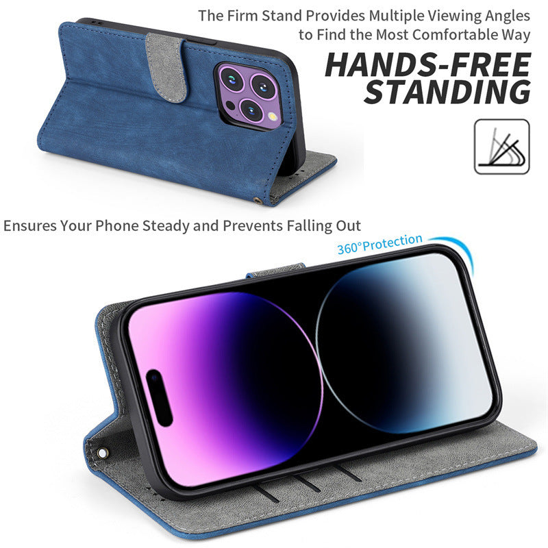 Load image into Gallery viewer, [With Card Solt] Motorola Moto Defy 2 - Flip Folio Case with Card Holders Leather Wallet Case - Polar Tech Australia
