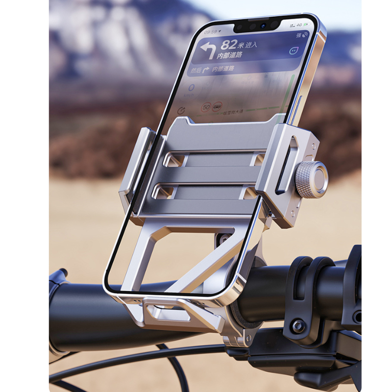 Load image into Gallery viewer, [Z05] Boneruy Motorcycle Phone Mount – Anti-Shock Navigation Holder Bicycle Phone Stand - Polar Tech Australia
