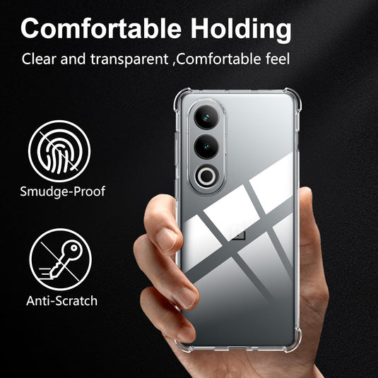 OnePlus 1+CE 4 - AirPillow Cushion Transparent Soft Clear TPU Four Corners Protective Case - Polar Tech Australia