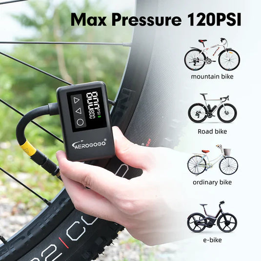 Mini Compact Giga Pump Brushless Motor Mini Electric Bike Pump Air Pump Tire Inflator