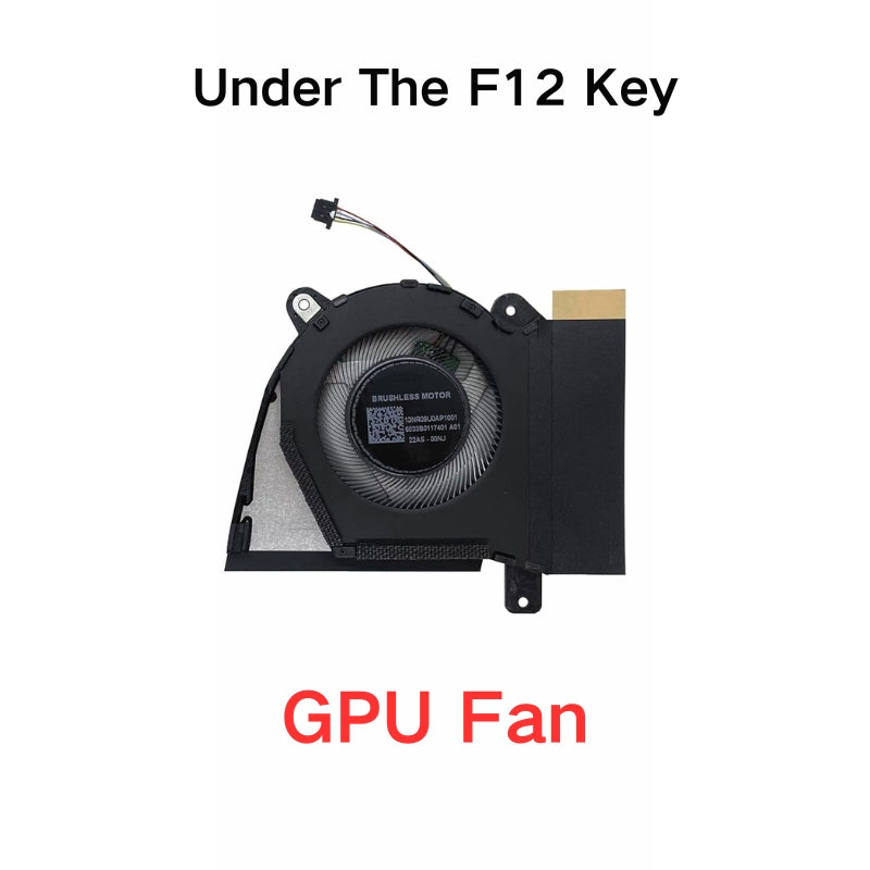 Load image into Gallery viewer, ASUS Rog Zephyrus G14 (Year 2022 2023) GA402R GA402RJ GA402K Series - CPU &amp; GPU Cooling Fans Replacement Parts - Polar Tech Australia
