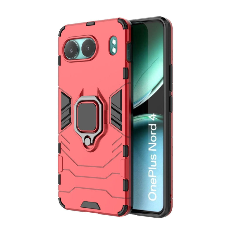 Cargue la imagen en el visor de la galería, OnePlus Nord 4 - Heavy Duty Armor Case With Ring Holder Stand - Polar Tech Australia
