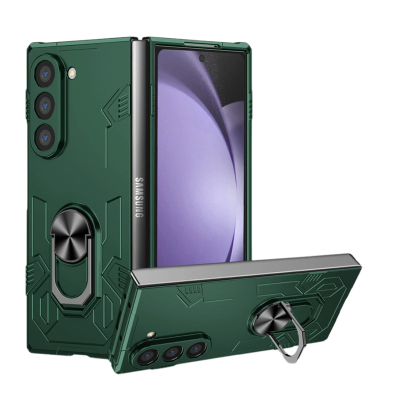 Chargez l&#39;image dans la visionneuse de la galerie, Samsung Galaxy Z Fold 6 (SM-F956) - Shockproof Magnetic Ring Kickstand Case
