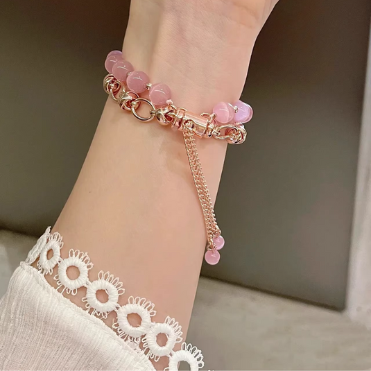 Fitbit Inspire 1 / 2 / 3 - Stylish Beaded Bracelet Strap