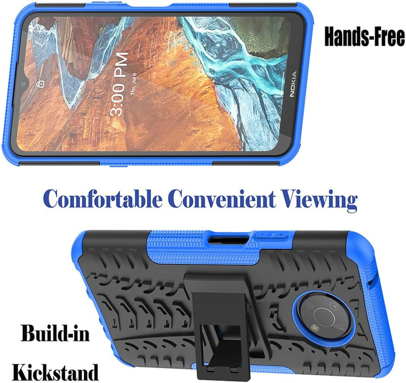 Cargue la imagen en el visor de la galería, Nokia G300 - Shield With Kickstand Hard PC Back Cover Soft TPU Dual Layer Protection Case - Polar Tech Australia
