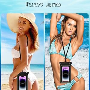 Cargue la imagen en el visor de la galería, [Waterproof Phone Pouch] iPhone 16/15/14/13/12 Pro Max Plus Samsung Galaxy S24/S23/S22/S21 Google Pixel Etc, Up to 6.9&#39;&#39; - IP68 Universal Floating Float Water Proof Cell Phone Dry Bag Phone Case Protector - Polar Tech Australia
