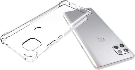 Motorola Moto G 5G - AirPillow Cushion Transparent Soft Clear TPU Four Corners Protective Case - Polar Tech Australia