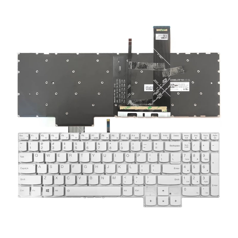 Chargez l&#39;image dans la visionneuse de la galerie, Lenovo Ideapad 3-15IMH05 / 3-15ARH05 / 3-15ACH6 / 3-15IHU6 Series - Laptop Keyboard With Backlit US Layout
