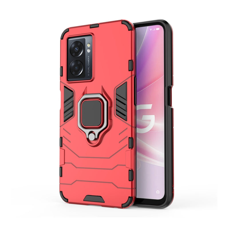 Load image into Gallery viewer, OPPO Reno7 Lite / Reno7 Z - Heavy Duty Armor Case With Ring Holder Stand - Polar Tech Australia

