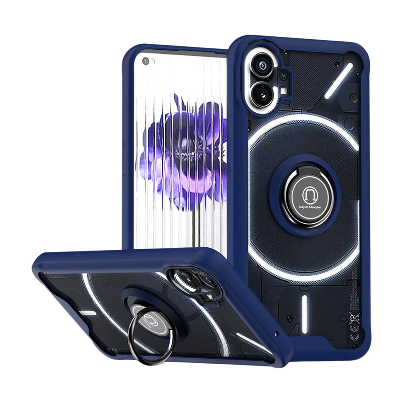 Chargez l&#39;image dans la visionneuse de la galerie, Nothing Phone (1) - Armor Matte Magnetic Ring Stand Case - Polar Tech Australia
