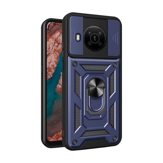 Nokia C21 - Heavy Duty Ring Holder Case with Shockproof & Camera Guard Design