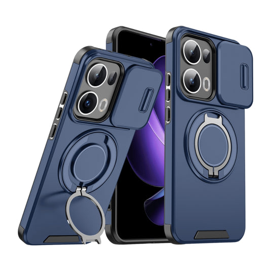 [Built-in Stand][With Slide Lens Cover] OPPO Reno13 F 4G/5G - Anti-Drop Protective Shell Case - Polar Tech Australia