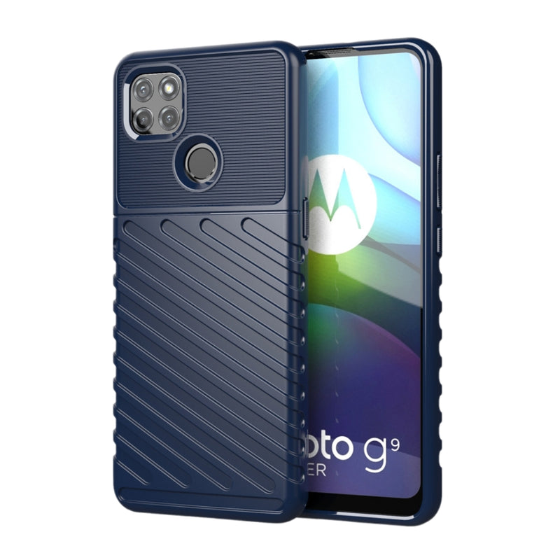 Chargez l&#39;image dans la visionneuse de la galerie, Motorola Moto G9 / G9 Play - Thunder Series Twill Texture Thickened Anti-fall Protection TPU Case - Polar Tech Australia

