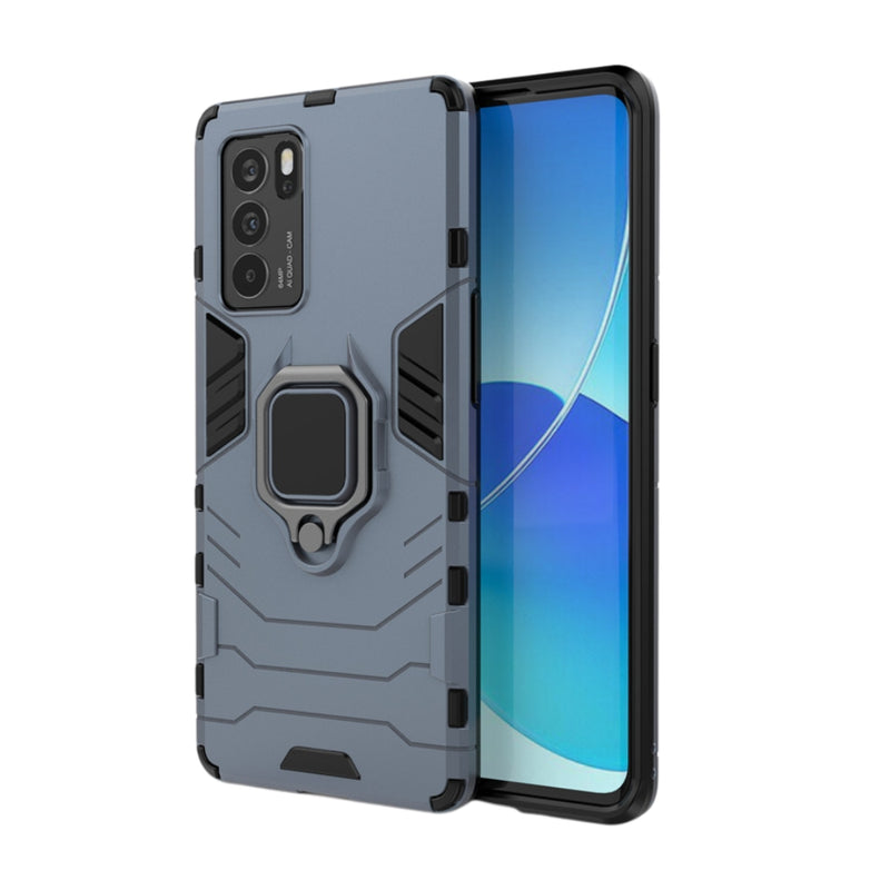 Chargez l&#39;image dans la visionneuse de la galerie, OPPO Reno6 Pro 5G (CPH2249) - Heavy Duty Armor Case With Ring Holder Stand - Polar Tech Australia
