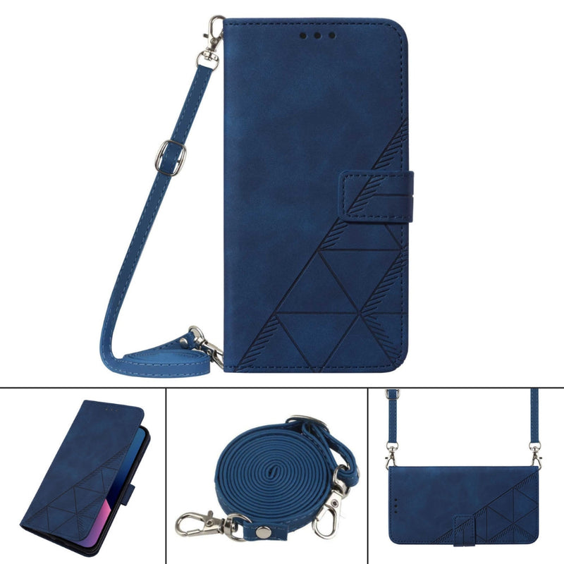 Cargue la imagen en el visor de la galería, [With Shoulder Strap] [With Card Slot] Motorola G Stylus 2021 4G/5G - PU leather Crossbody Wallet Style Shockproof Phone Case - Polar Tech Australia
