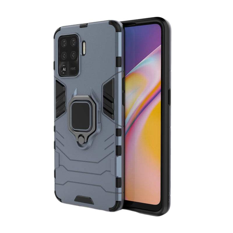 Chargez l&#39;image dans la visionneuse de la galerie, OPPO A94 5G (CPH2211) - Heavy Duty Armor Case With Ring Holder Stand - Polar Tech Australia
