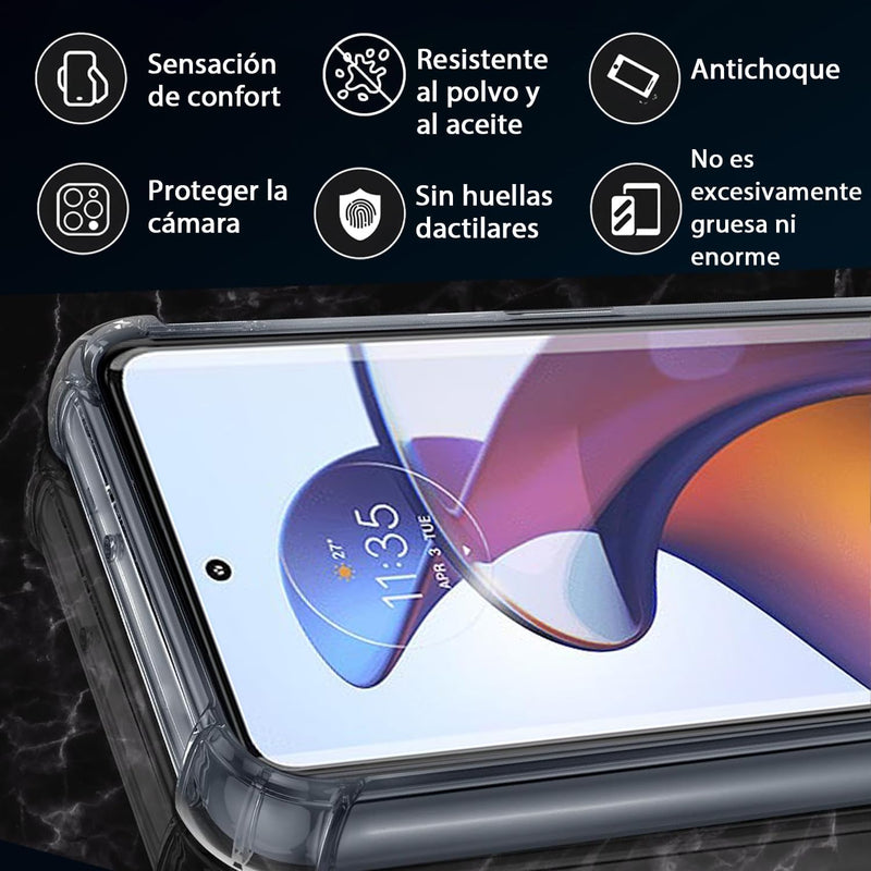 Load image into Gallery viewer, Motorola Moto Edge 30 Fusion/Moto S30 Pro - AirPillow Cushion Transparent Soft Clear TPU Four Corners Protective Case - Polar Tech Australia
