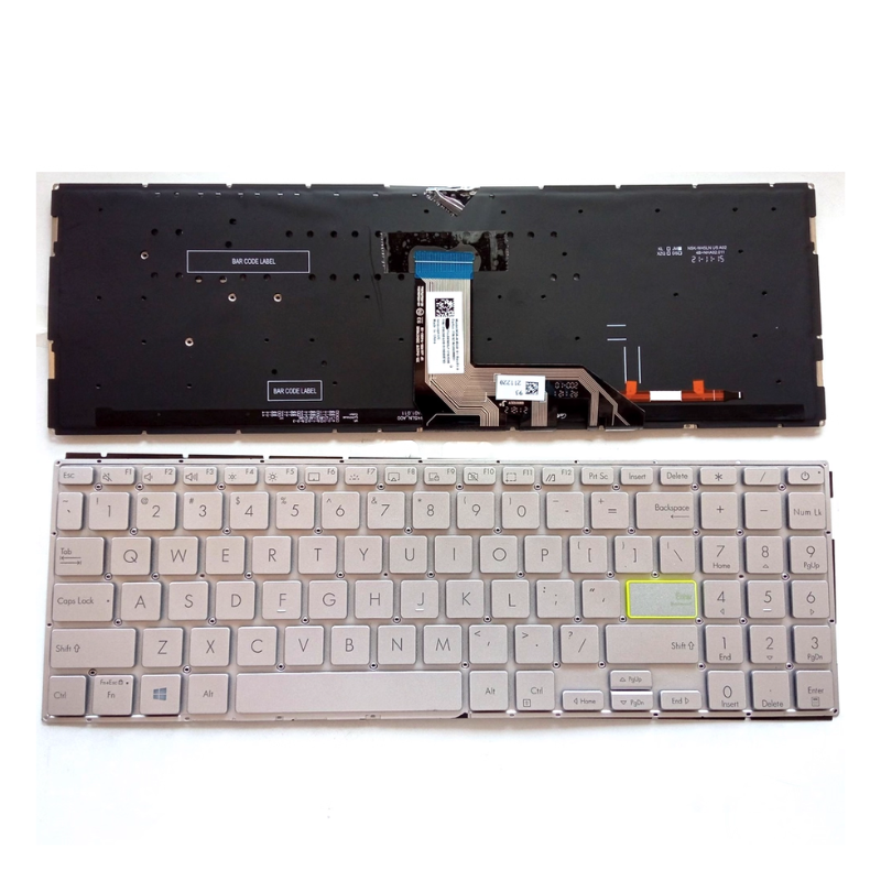 Cargue la imagen en el visor de la galería, ASUS X513 S533 M513 K513E E510 V5050E FL8800I Series - Laptop Keyboard With Backlit US Layout

