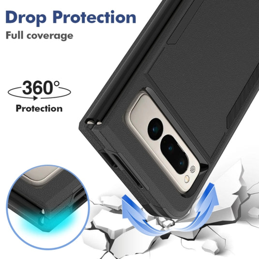 Google Pixel Fold - Adventurer Commuter Heavy Duty Drop Proof Tough Hybrid Case - Polar Tech Australia