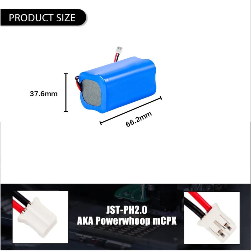 Load image into Gallery viewer, [PH2.0-JST Connector][18650] Universal 3000mAh 14.8V Rechargeable Li-Ion Lithium Polymer Battery - Polar Tech Australia
