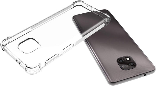 Motorola Moto G Power 2021 - AirPillow Cushion Transparent Soft Clear TPU Four Corners Protective Case - Polar Tech Australia