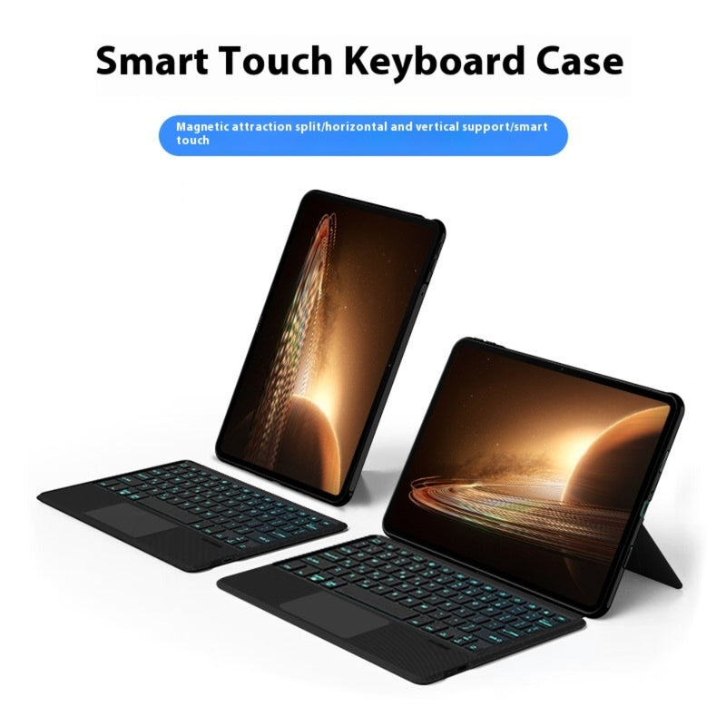 Chargez l&#39;image dans la visionneuse de la galerie, [With backlight] OPPO Pad Neo (OPD2302, OPD2303) - Detachable Smart Colorful Backlit Keyboard Case - Polar Tech Australia
