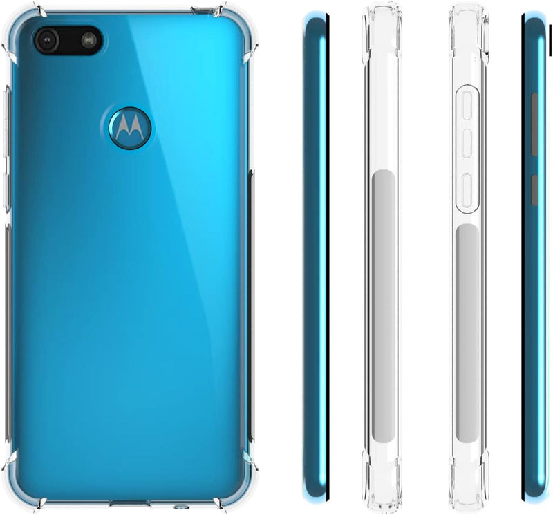 Load image into Gallery viewer, Motorola Moto E6 Play - AirPillow Cushion Transparent Soft Clear TPU Four Corners Protective Case - Polar Tech Australia
