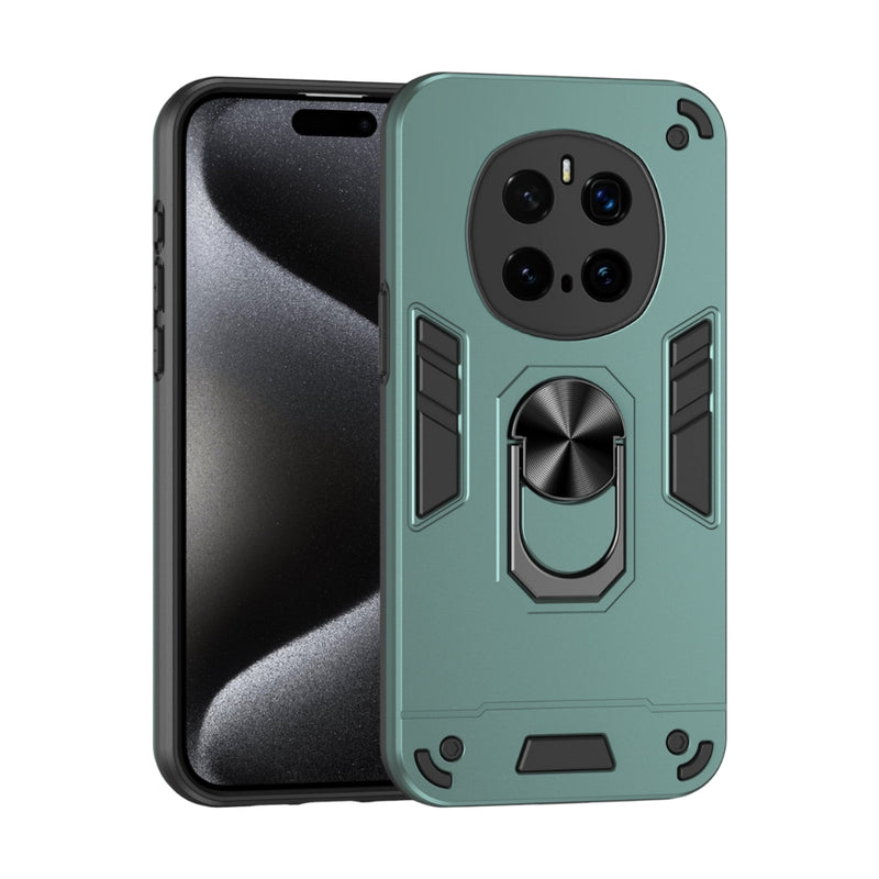 Load image into Gallery viewer, Honor Magic7 Pro (PTP-N49, PTP-AN10) - Shockproof Metal Ring Holder Phone Case
