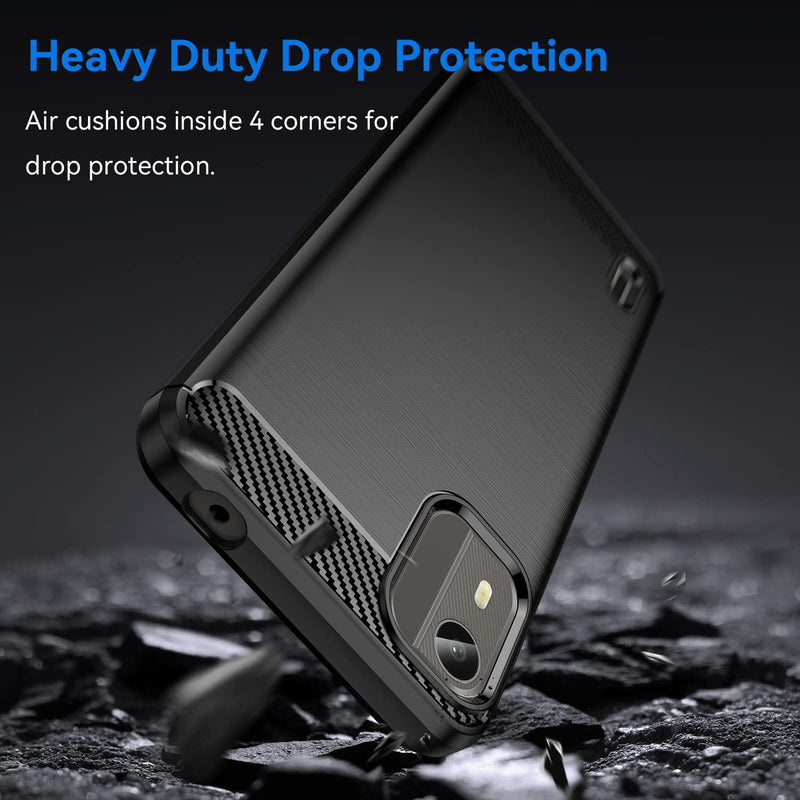 Chargez l&#39;image dans la visionneuse de la galerie, Nokia C12 Pro/C12/C12 Plus - Shield Shockproof Rugged Heavy Duty Case With 2PC 9HD Tempered Glass Screen Protector - Polar Tech Australia
