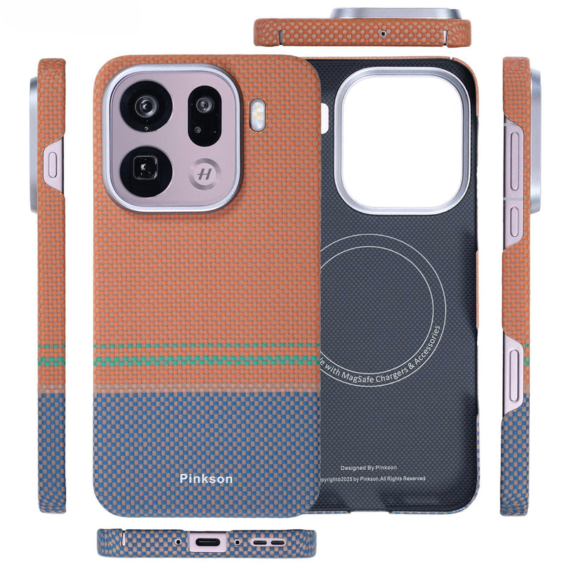 Cargue la imagen en el visor de la galería, OPPO Find X9 Pro - MagSafe Carbon Fiber Texture Case
