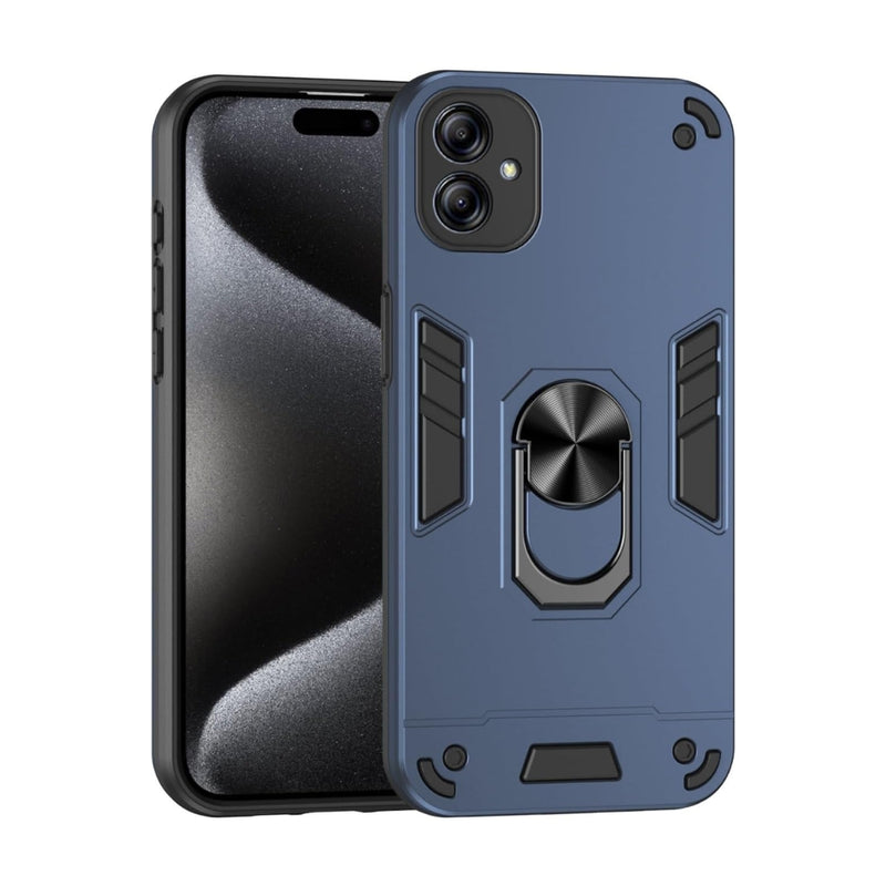 Load image into Gallery viewer, Samsung Galaxy A06 4G (SM-A065) - Shockproof Metal Ring Holder Phone Case
