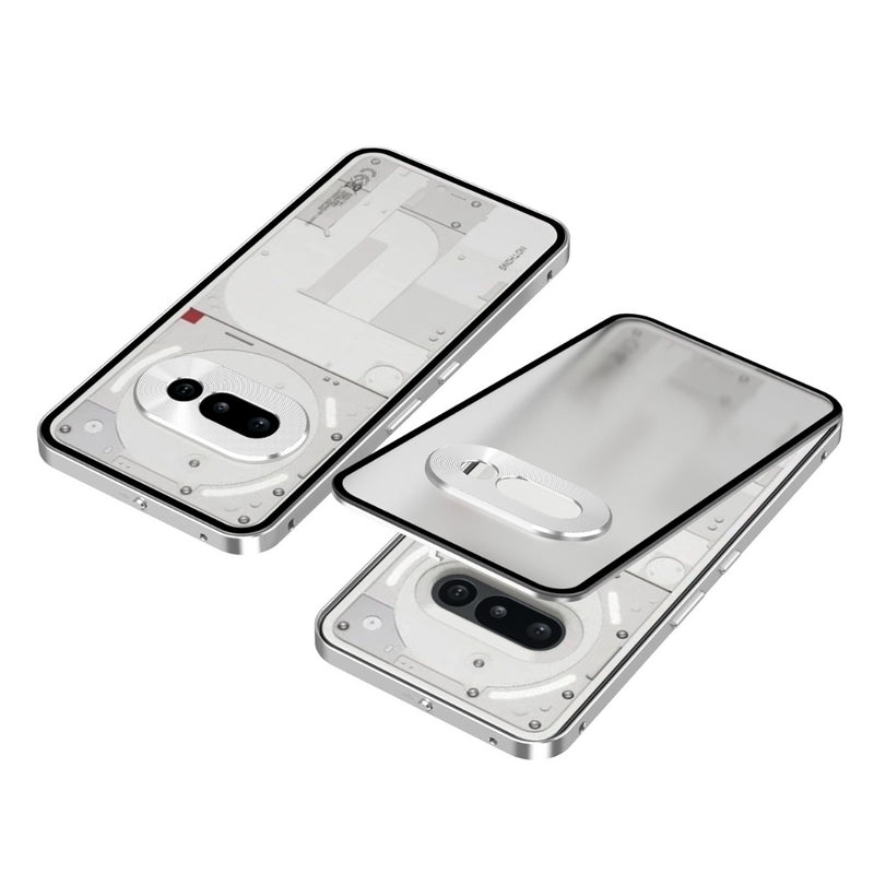Chargez l&#39;image dans la visionneuse de la galerie, Nothing Phone (2a) - Metal Frame Frosted Magnetic Phone Case
