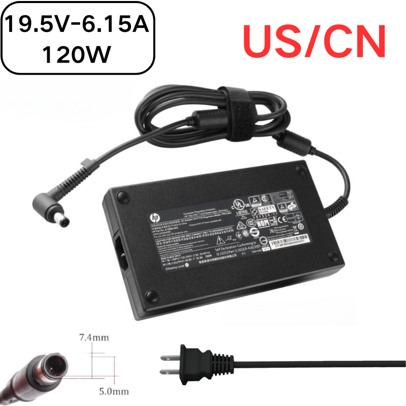 Chargez l&#39;image dans la visionneuse de la galerie, [19.5V-6.15A/120W][7.4x5.0] HP Envy Pavilion AIO Touchsmart AC Power Supply Adapter Charger - Polar Tech Australia
