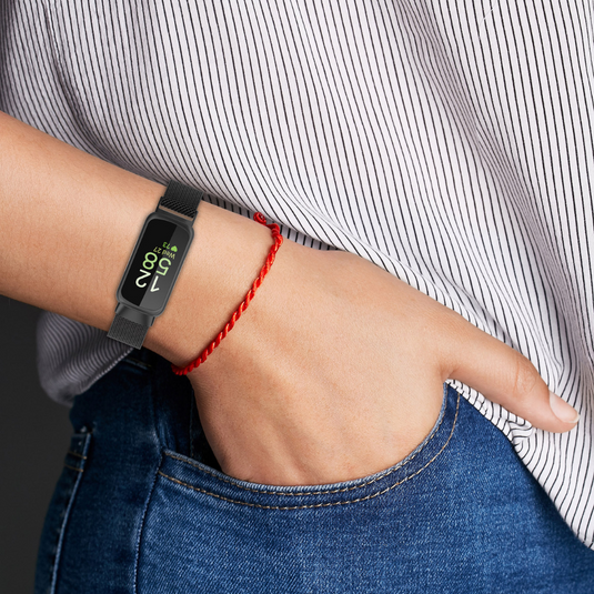 Fitbit Inspire 3 – Milanese Stainless Steel Band